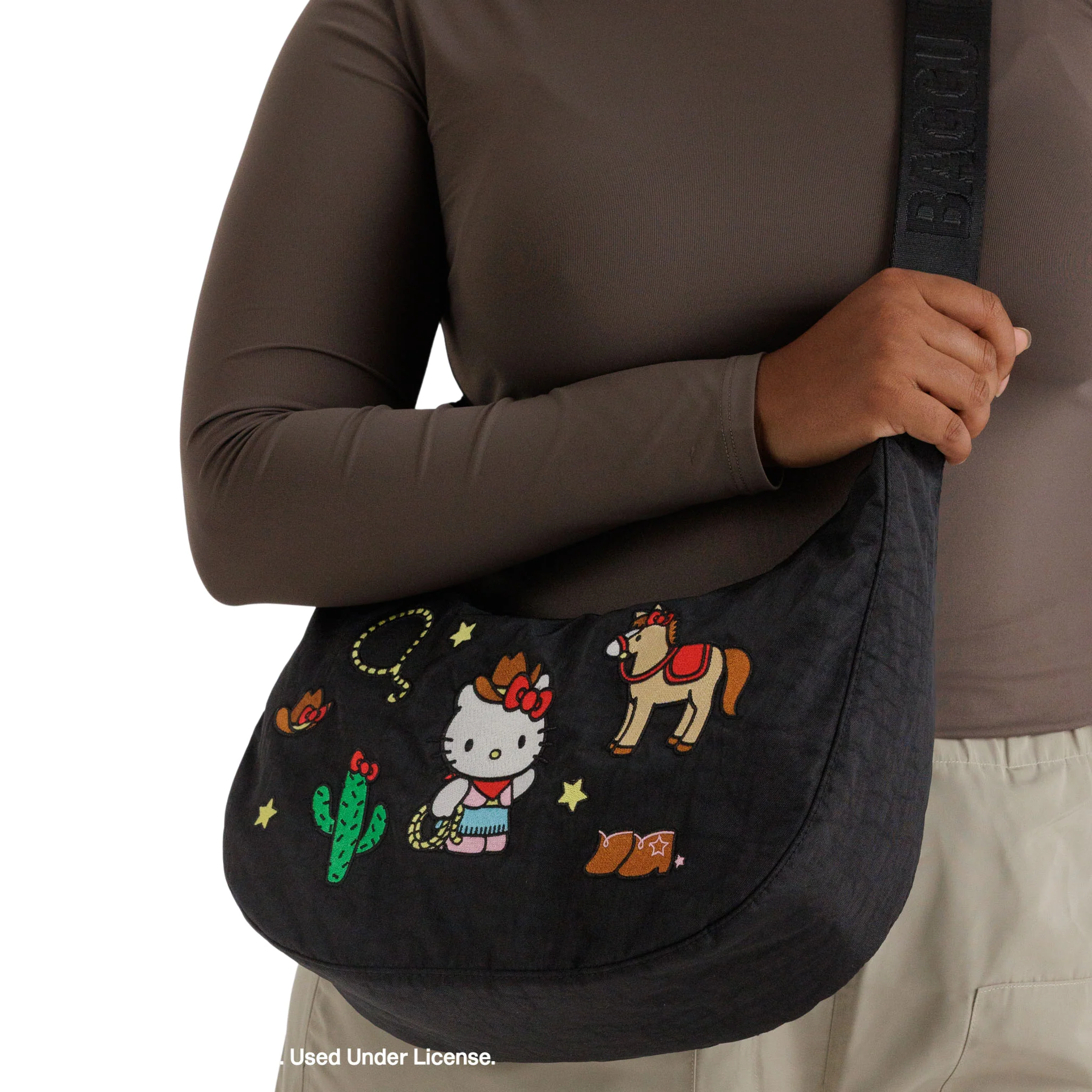 Baggu Medium Nylon Crescent Bag - Image 3