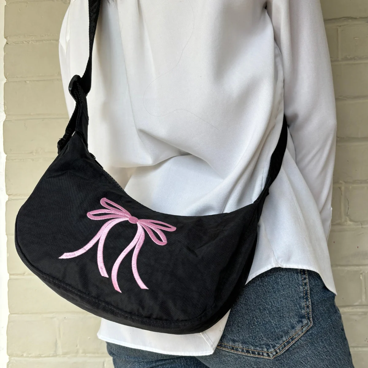 Baggu Small Nylon Crescent Bag Custom - Image 3