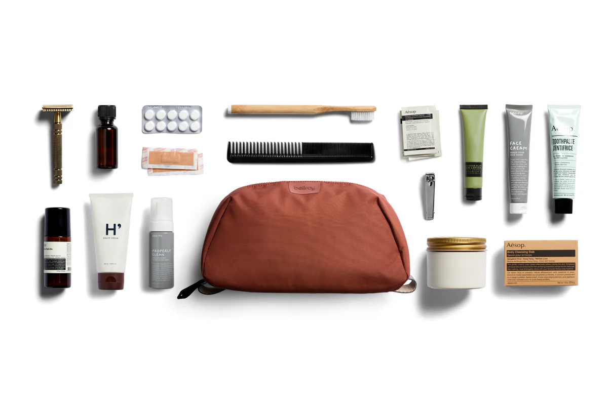 Bellroy Toiletry Kit Plus in Clay - Image 10