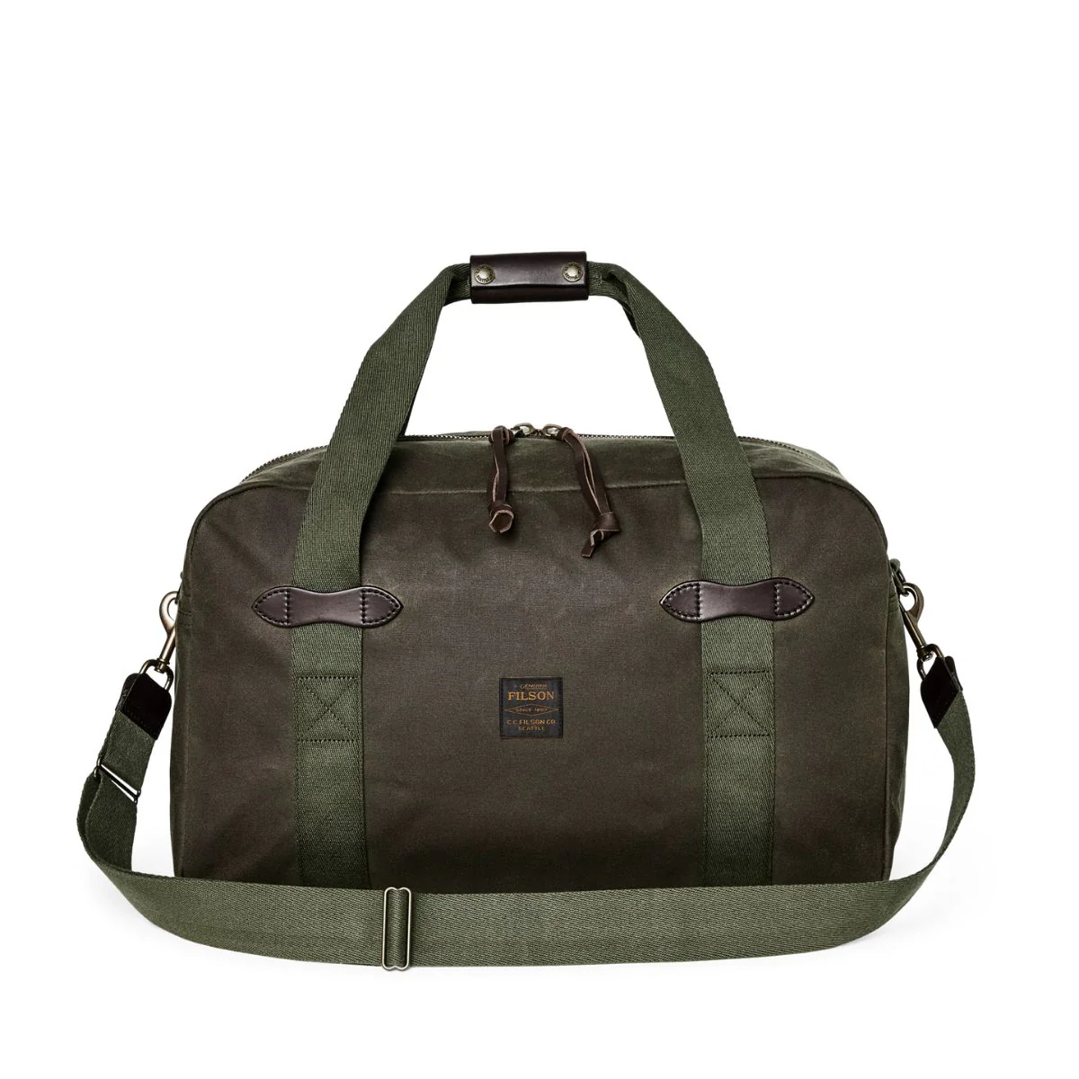 Filson Medium Tin Cloth Duffle Bag Otter Green