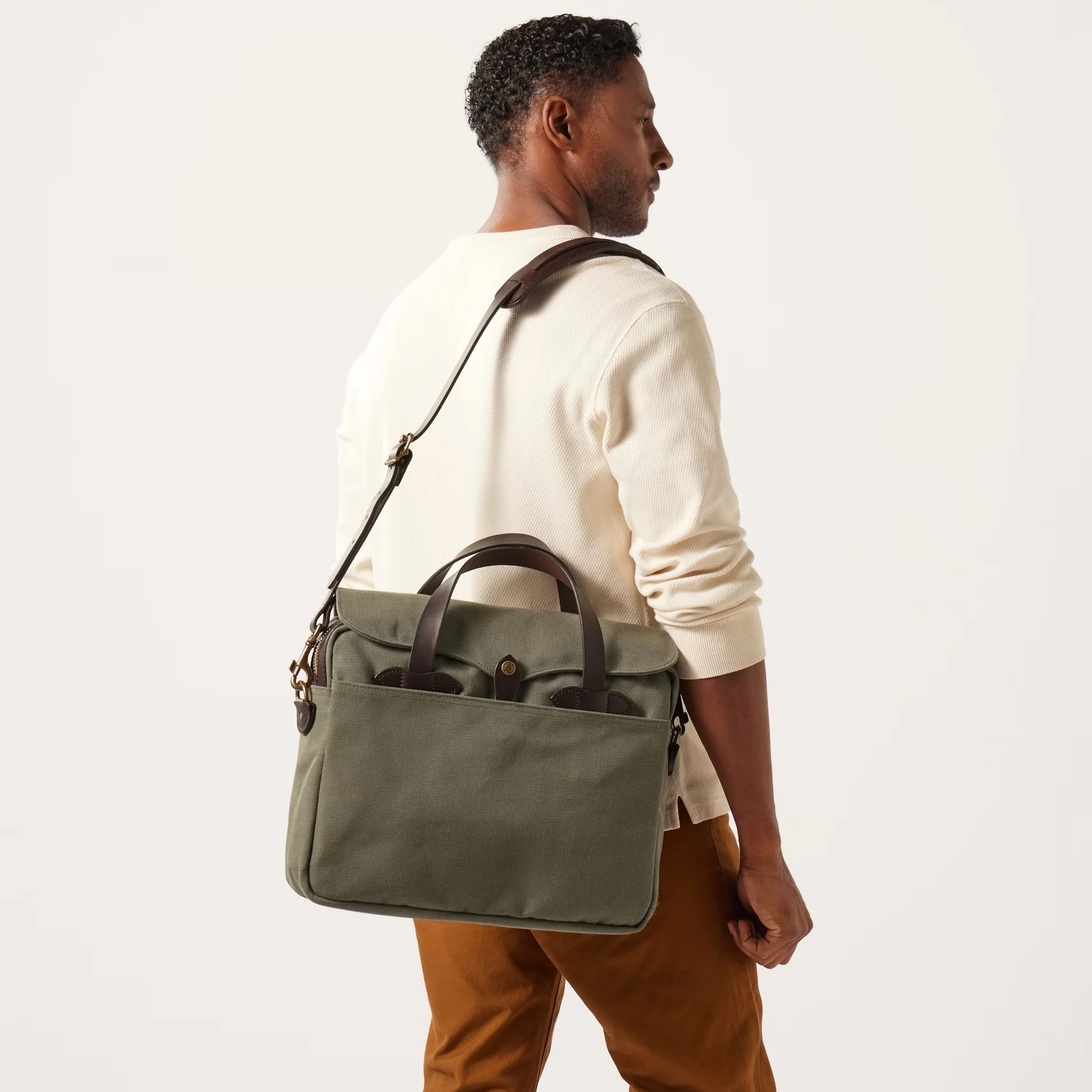 Filson Rugged Twill Original Briefcase - Image 2