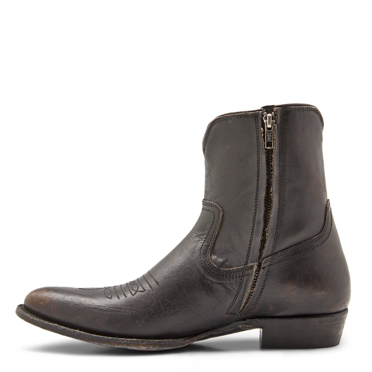 Frye Men's Austin Inside Zip in Black - Image 3