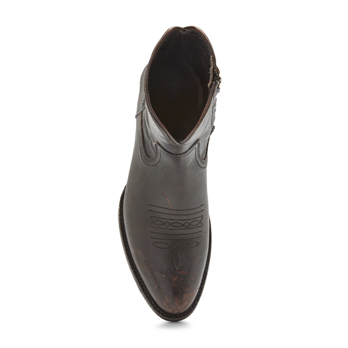 Frye Men's Austin Inside Zip in Black - Image 4